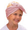 Papierdrachen Musselin Haarband für Kinder zum Selbstbinden - Knotenband - Stirnband - Haar Accessoires - Herbst und Sommer - rosa - für Kinder