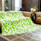 HSEEC Grüne Decken und Überwürfe, Queen-Size-Größe, weiche Fleecedecke, Überwurf, gemütliche Decke für Bettüberwurf, 228,6 x 228,6 cm