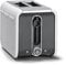 Dualit 2 Slice Studio Toaster | White with Polished Trim | Reheat and Defrost Settings – Multiple levels of Browning Control | Matching Studio Kettle Available
