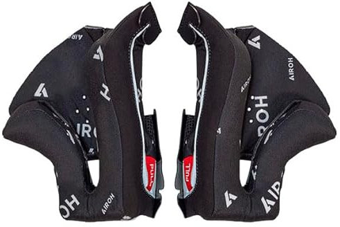 AIROH CUS/CHEEKPADS TWIST3 Black/White L