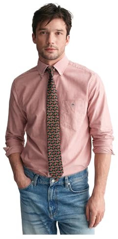 GANT REG Oxford Shirt, Iron Red, M