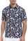 MoFiz Men's Polo Shirts Short Sleeve Printed Golf Top Breathable Casual Outdoor Tropical Holiday Beach Golf Polo Shirts Tropical Plants Colorful Size US 2XL /EU 3XL