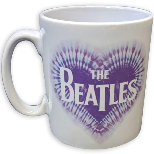 The Beatles Heart and Drop T Logo Taza talla única