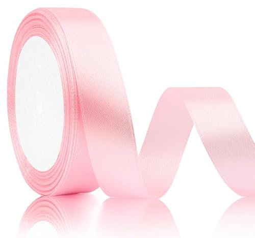 Nastro Raso Fiocco Rosa 20mmx22m - Fiocchetti Piccoli per Bomboniere - Nastrino Colorato