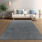 Taracarpet Weicher Kurzflor Designer Teppich in Hasenfell-Optik Supersoft ideal fürs Wohnzimmer Schlafzimmer und Kinderzimmer Kreise anthrazit 200x290 cm