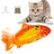 jiuhao Floppy Fish Katzenspielzeug, elektrisches Fisch-Katzenminze-Spielzeug, Plüsch-Simulations-Fisch, Katzenspielzeug für Innenkatzen, Haustiere, Flopping/bewegliche Katze, Hund, Fischspielzeug,