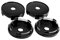 Zeayebsr 4Pcs Cache Moyeu, Cache Moyeu Seat Universels, Enjoliveurs Centre de Roue de Voiture en Noir Compatible avec Mercedes et VW et Audi, Cache Jante pour Accessoires Voitures (OD 60mm ID 56mm)