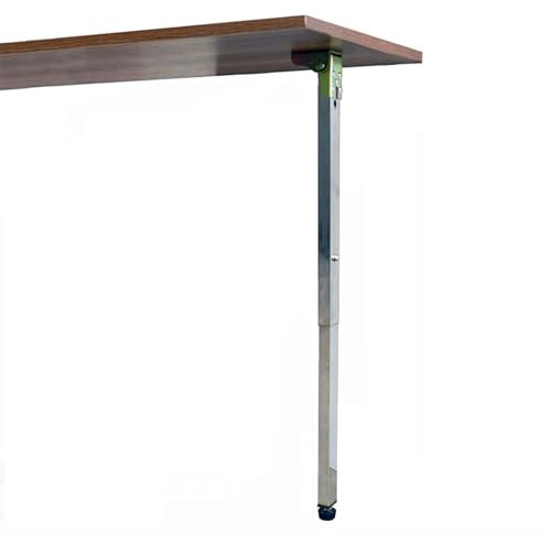 ASHILD Pieds de Table de Meubles de Bricolage en Acier Inoxydable Pieds de Support réglables 1PCS Pieds de Table à Manger Pliables Hauteur en Option 30-150 cm Pieds de Meubles pliants en métal INOX