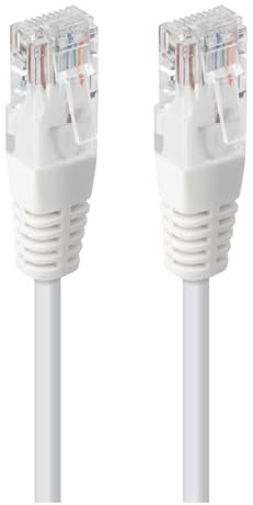 APM Câble Ethernet Cat 6, 30M, RJ45 Réseau 1Gbps 250MHz, Blindé FUTP, Cordon RJ45 Internet, Compatible avec PC Modem Routeur TV Box Xbox Switch PS5 PS4 Gaming, 560333