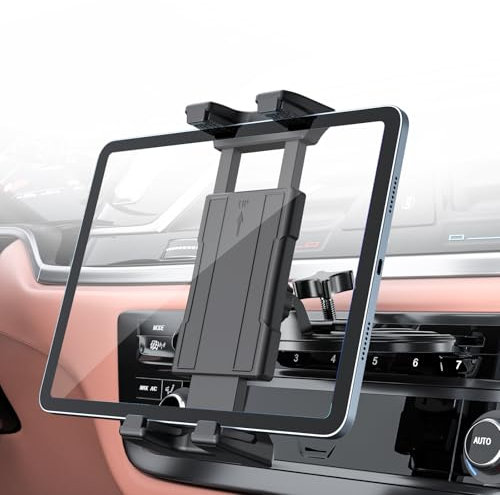 OHLPRO Soporte universal para iPad y CD, soporte de CD para coche, ranura para CD, soporte para iPad, Galaxy Tab, Switch, iPhone 5 – 13 pulgadas teléfonos móviles y tabletas