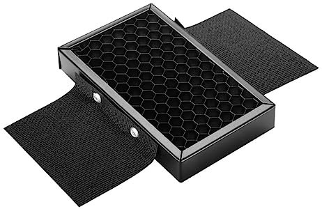 GAROZATION Tragbarer Blitzpunktfilter Wabengitter Reflektor Kamera Blitz Honigwaben Lichtsteuerung Umweltfreundlich