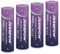 3.7V Rechargeable Battery, 30A, 3000mAh Long-Lasting Power Flat Top Rechargeable Batteries for flashlights, headlamp, outdoor equipment, electronics devices (4 Pack, Not AA)