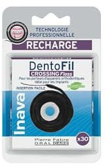 Inava Dentofil Crossing Floss Zahnseide, Nachfüllpack, 30 m
