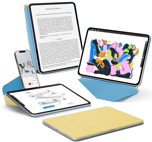 MOFT Dynamic Folio per iPad mini (6ª generazione) & iPad mini (A17 Pro), custodia sottile magnetica con supporto e oltre 20 angoli di visualizzazione, funzione auto Wake/Sleep - Panna Cotta