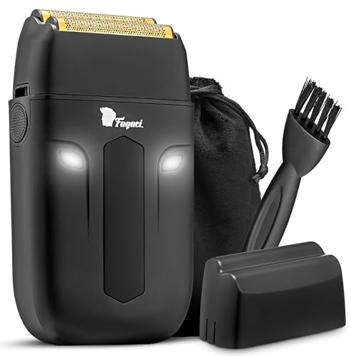 Fagaci Rasoir Homme, Rasoir à Grille Barbier 8500 RPM Sans Irritation