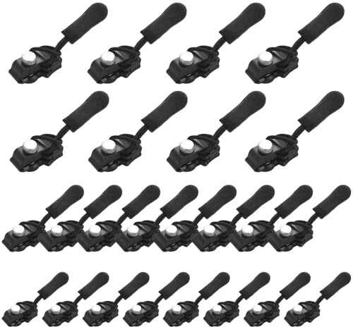 24 Stück Reissverschluss Zipper, Reisverschlussreparaturset Zipper, Ersatz Reissverschluss Zipper, Reißverschluss Reparaturset Zipper(3 Größen)