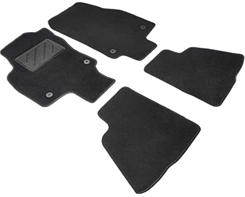 WALSER Comfort Auto Teppiche für Opel Astra H 2004-2014, Astra H Caravan 2004-2014, Astra H GTC 2005-2010, 100% passgenaue Auto Fußmatten Made in Europe, Fußmatte Auto, Autoteppich Auto