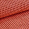 novely® MAKAO Velours Polsterstoff mit Kachel-Optik - Weicher Möbelstoff mit Wabenmuster - Pflegeleichte Meterware 1lfm (06 | Lachs Rosa Rot)