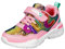 HSNA Scarpe Moda Sneaker Bambine e Ragazza Paillette Lucide Scarpe Bambina Sportive(a01 Rosa 29 EU)