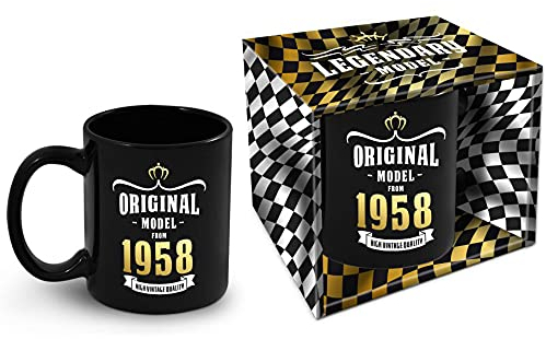 Tasse zum Geburtstag mit Geburtsjahr 1958