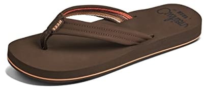 Reef Zehentrenner Sandale Damen Cushion Breeze, Chocolate, 37.5 EU