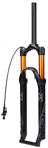 VPPV 27.5 Inch MTB Suspension Forks, Magnesium Alloy 26 Bike Cycling Fork 1-1/8 Disc Brake Touring Unisex's Travel 120mm (Color : B, Size : 27.5 inch)