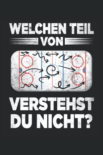 Eishockey Trainer Notizbuch (liniert) Eishockeyspieler Lustiges Coach