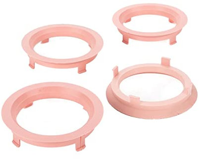 LST 4x Zentrier Distanzringe Alufelgen Ø 58,1 mm - Ø 70,1 mm Rosa