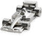 Ulticool - Voiture de Course - 128 GB USB - 3.0 Haute Vitesse - Modele Reduit Clé Belle Qualité 128 Go - Mémoire Stick Stockage de Données - Flash Drive - Métaligue Argent