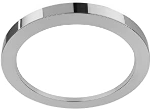 BRILONER Leuchten - LED Bad Deckenleuchte mit Backlight, IP44 LED Badezimmerlampe, sehr helle 2000 Lumen, neutralweißes Licht, Chrom, 300x60 mm (DxH), 3678-018