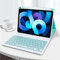 kaitesi Funda de teclado para iPad Mini A17 Pro/iPad Mini de 6ª generación, magnética, desmontable, con soporte de carga para lápiz para iPad Mini 7/6 (verde menta)