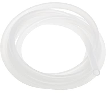 Rebower Silicone Tubing Flexible Silicone Tube, [for Pump Water Transfer, Fish Tank, Aquarium] - 5mmx7mm/3.0m/Translucent