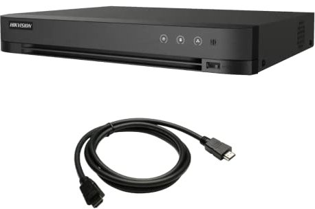 HIKVISION 16 Channel H.265 AcuSense 8 MP 4K DVR [iDS-7216HUHI-M2/S] for CCTV Cameras DVR Black