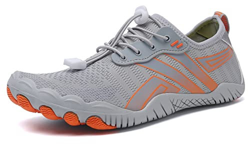 Bravover Unisex Water Shoes for Men Women with Five Toes Design Quick Dry Barefoot Aqua Shoes Ideal for Swim Pool Surf Beach Sea Activities