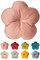 beties Samt&Sonders Serie Kissen Blume ca. 50 Ø cm Deko- Formkissen gefüllt (Altrosa)