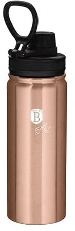 BERLINGERHAUS BH-7754 - Borraccia sportiva in acciaio INOX 18/10, colore: oro rosa, 0,54 l