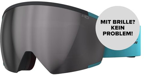 ATOMIC REDSTER Goggles I Unisex Ski- und Snowboardbrille mit großem Sichtfeld für klare Sicht I Profiskibrille für Brillenträger I Skibrille mit hochwertiger, verspiegelter Doppelscheibe