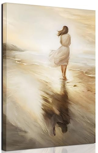 Riveda The Lord Shall Stand with Thee Wandkunst, christlich-inspirierend, Leinwand-Kunstdruck, Boho, christliches Geschenk für Frauen, Bild für Wohnzimmer, Schlafzimmer, Badezimmer, Dekoration (61 x