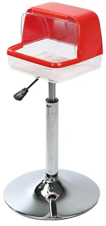 Dickly Gym Chalk Stand, Chalk Box Weightlifting Chalk Bucket Holder Gymnastics Chalk Holder for Training, Sports, Climbing Athletes, Red