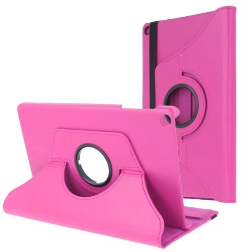 Funda Rotatoria 360° Polipiel para Samsung Galaxy Tab A 10,1 2019 (T510 - T515), Carcasa Protector, Rosa