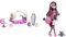 MONSTER HIGH Clawdeen Wolf - Schlafzimmer-Spielset mit Zubehör & Draculaura Puppe - Vamp-tastische Mode, Umhang, Accessoires, Haustierfledermaus, für Kinder ab 6 Jahren, HHK51