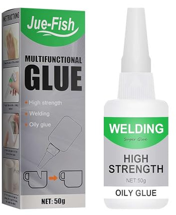 Pessrrtewg Multi-purpose Adhesive,Welding High-Strength Oily Glue,Strong Bond Waterproof Professional Furniture Repair Glue,Universal Super Glue Gel,for Metal,Wood,Ceramics,Leather, Glass