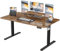 Devoko Höhenverstellbarer Schreibtisch Elektrisch mit Monitorständer, Schreibtisch Höhenverstellbar Elektrisch mit 2 Höhen Memory-Steuerung (Vintagebraun, 180 x 80 cm)