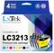 LxTek LC3213 LC3211 Kompatibel Druckerpatronen für Brother LC3211 für Brother MFC-J497DW Druckerpatronen DCP-J572DW MFC-J491DW MFC-J890DW MFC-J895DW DCP-J772DW(Schwarz Cyan Magenta Gelb, 4er-Pack)