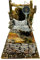 Holyhome Fontana per Presepe con Pompa 14x20x18 cm (5,51x7,87x7,08 Inch) effetto reale, Realizzata a Mano, Made in Italy
