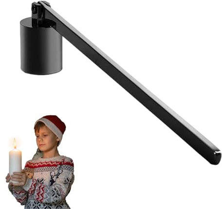 Herramienta para apagar velas,Herramienta para apagar velas | Extintor de llama de vela de acero inoxidable pulido con mango largo,Decoración rústica única para el hogar, accesorios decorativos para v