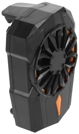 OSALADI Clip Handy Kühler Tragbarer Smartphone Radiator mit Halterung für Effiziente Kühlung Beim Gaming und Live Streaming Schwarz Schnelle Wärmeableitung durch Halbleitertechnik Leicht