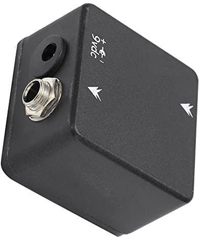 HUSHUI Gitarreneffektpedal, Pure Buffer Mini Tragbares Metallgehäuse mit DC 9V-Netzteil, Zur Beseitigung von Kabelkapazität und Tonsaugung