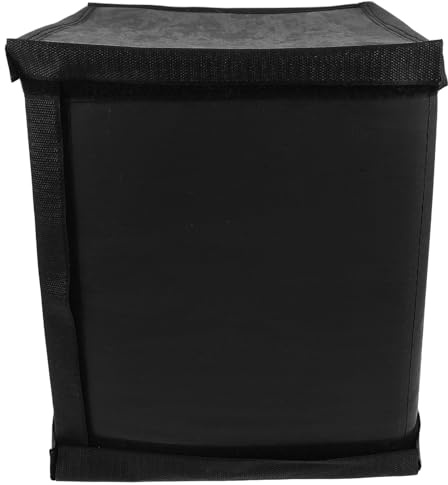 Générique Boîtier Insonorisé pour Pompe à Eau et Générateur Caisson D’insonorisation 31x27 Cm en Mousse Isolante Noire Phonique et Anti-Vibration pour Usage Industriel et Bureau