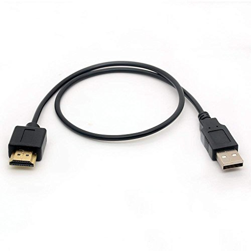 OpenII Câble convertisseur USB 2.0 A mâle vers HDMI mâle 50 cm